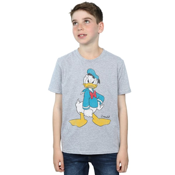 Disney Boys Angry Donald Duck T-shirt 12-13 år Sports Grey Sports Grey 12-13 Years