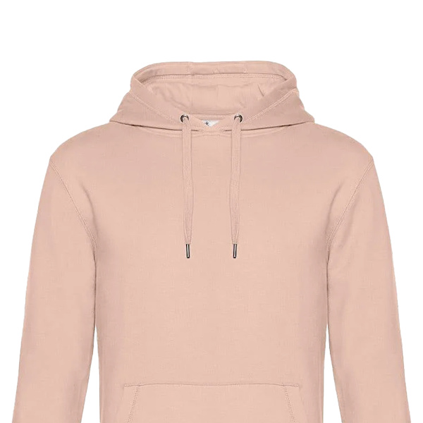 B&C Herr King Hoodie M Mjuk Ros Soft Rose M