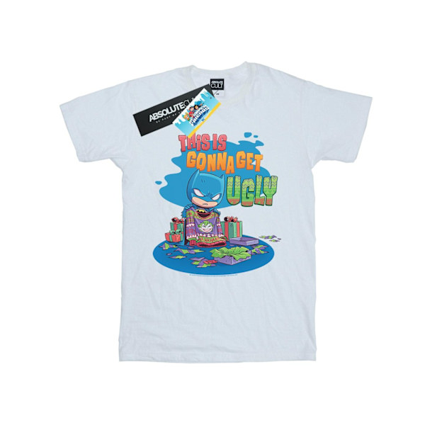 DC Comics Herr Super Friends Batman Joker Jultröja T-shirt White 5XL