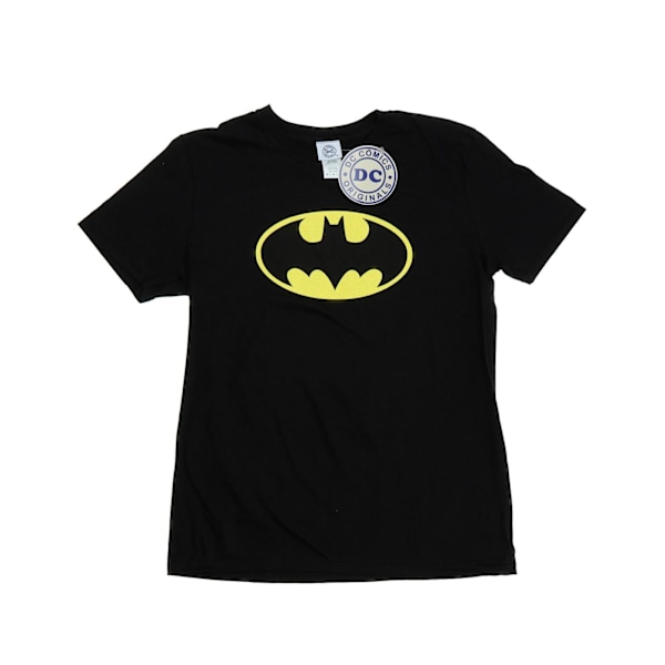 DC Comics Pojkar Batman Logotyp T-Shirt 7-8 År Svart Black 7-8 Years