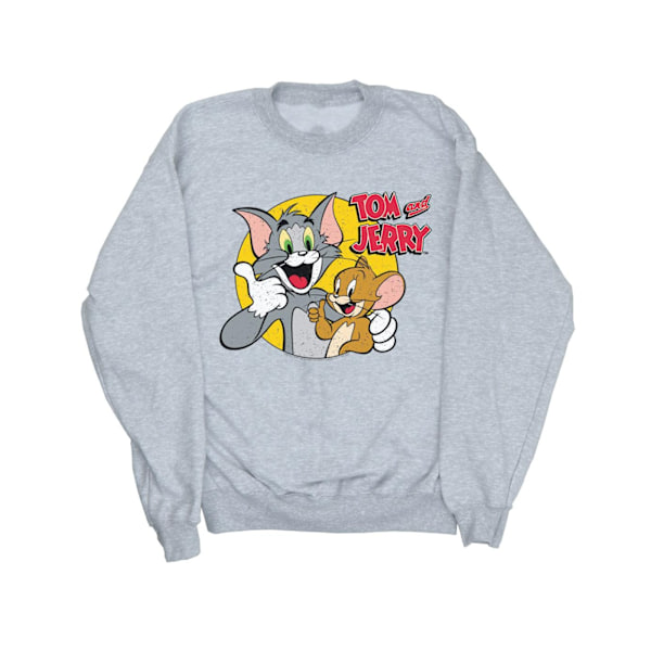 Tom And Jerry Girls Tummen Upp Sweatshirt 12-13 År Sports Grå Sports Grey 12-13 Years