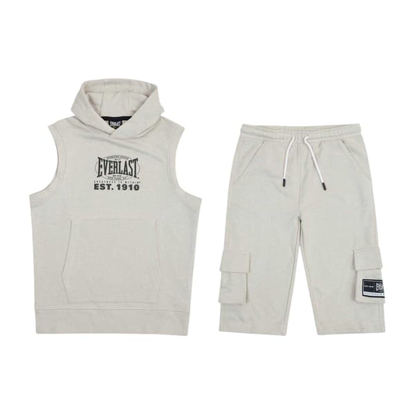 Everlast Pojkar Tröja och Shorts Set S Silver Cloud Silver Cloud S