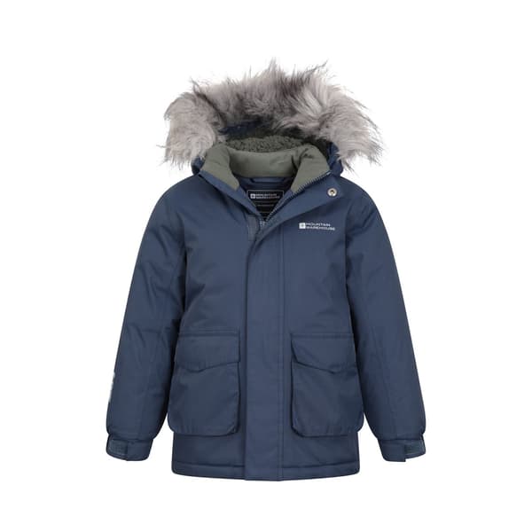 Mountain Warehouse Barnkläder/Barn Ranger Logo Vattenavvisande J Blue 3-4 Years