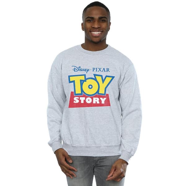 Toy Story Herr Logotyp Tröja M Ljusgrå Heather Grey M