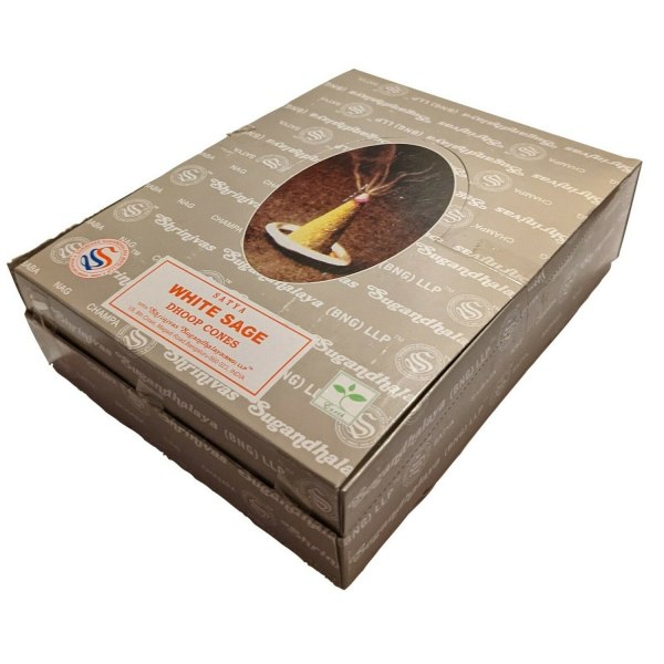 Satya vit salvia rökelsekottar (förpackning med 144) En one size brun Brown One Size