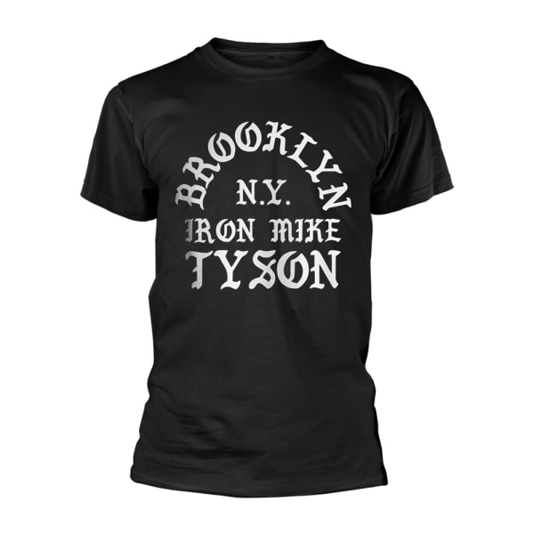 Mike Tyson Unisex Vuxen gammal engelsk text T-shirt S Svart Black S