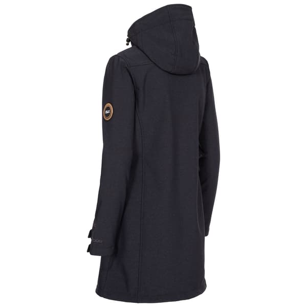 Trespass Maria DLX Softshelljacka för Kvinnor/Dam, Lång Black Marl XS