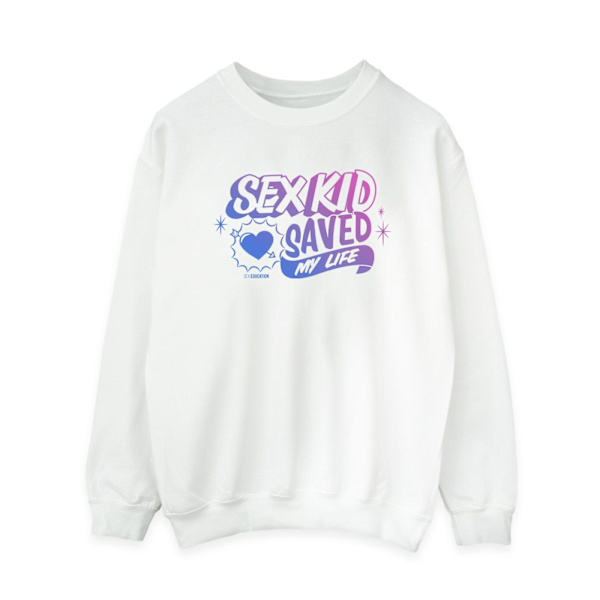 Netflix Dam/Kvinnor Sex Education Sex Kid Blend Sweatshirt S White S