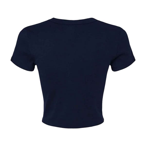 Bella + Canvas Dam/Dam Crop Top S Solid Navy Blend Solid Navy Blend S