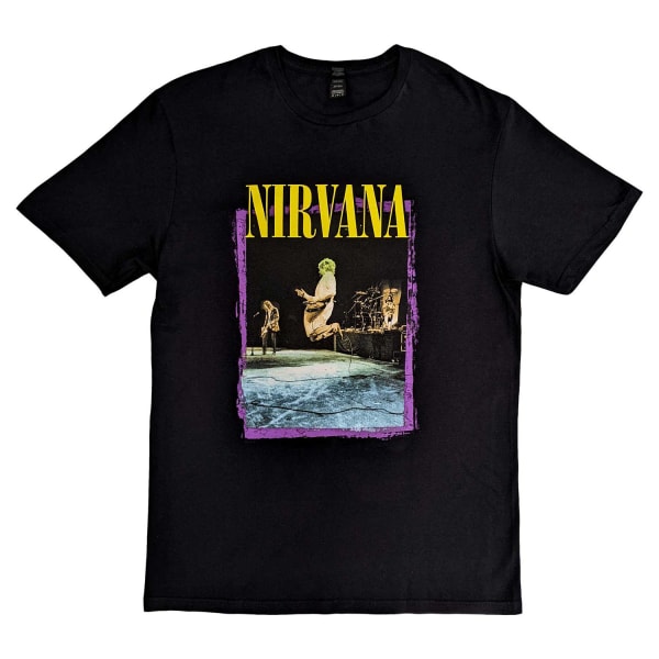 Nirvana Unisex Vuxen Stage Jump T-shirt S Svart Black S