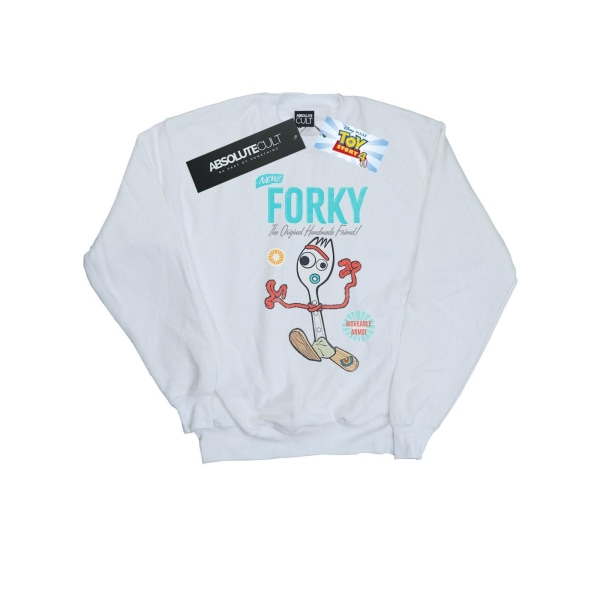 Disney Womens/Ladies Toy Story 4 Forky Handmade Friend Sweatshirt White XL