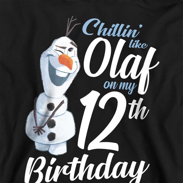 Frost Barn/Barn Chillin Like Olaf Heather 12-årsdag P Athletic Heather 7-8 Years