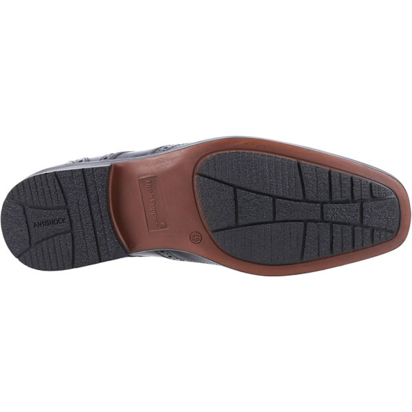 Hush Puppies Herr Läder Brogues 6 UK Svart Black 6 UK