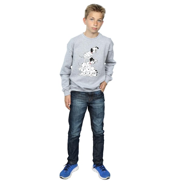 101 Dalmatiner Pojkar Stol Sweatshirt 5-6 År Sport Grå Sports Grey 5-6 Years