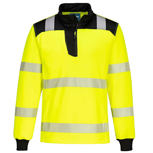 Portwest Unisex Adult PW3 High-Vis Sweatshirt 4XL Gul/Svart Yellow/Black 4XL
