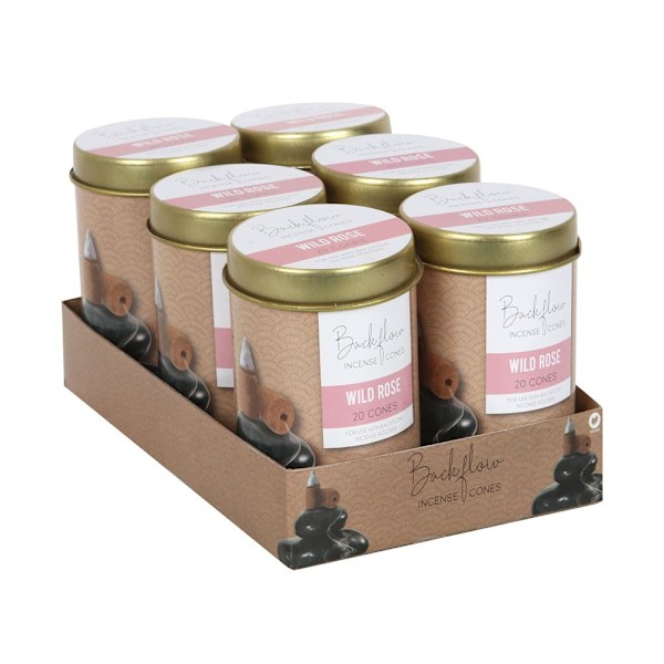 Something Different Elements Wild Rose Jumbo Backflow Rökelse C Brown One Size