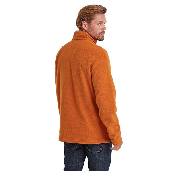 TOG24 Herr Brandon Zip Neck Fleece Top 3XL Mörkt Orange Dark Orange 3XL