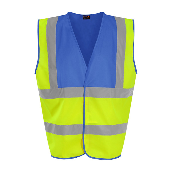 PRO RTX Unisex Vuxen Sleeveless Hi-Vis Väst L Hi Vis Gul/Royal Hi Vis Yellow/Royal Blue L