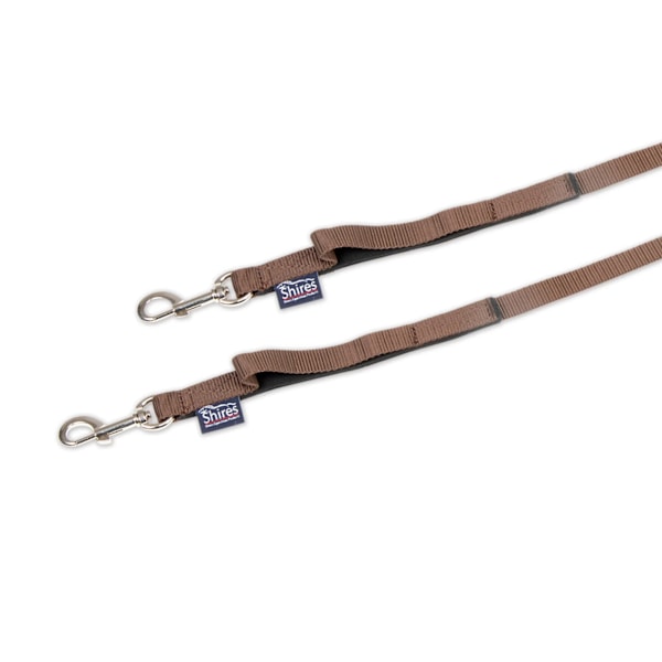 Shires Nylon Web Häst Sidotygel (2-pack) One Size Brun Brown One Size