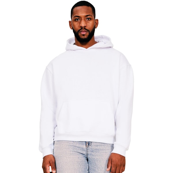 Casual Classics Herr Boxy Ringspun Bomull Oversized Hoodie M Vit White M