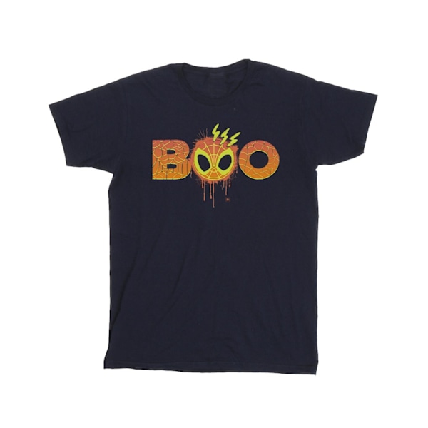Spider-Man Herr Boo Bomulls T-shirt XL Marinblå Navy Blue XL