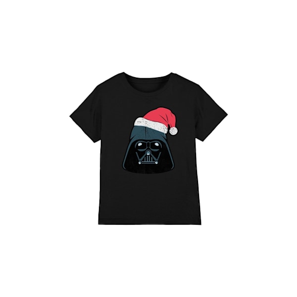 Star Wars Barn/Kids Darth Vader Jultomte Jul T-Shirt 3- Black 3-4 Years