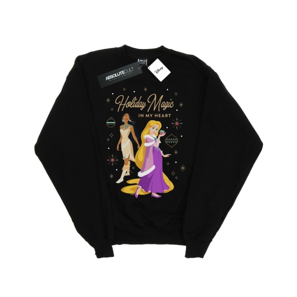 Disney Dam/Damer Princess Holiday Magic In My Heart Sweatshirt Black XL
