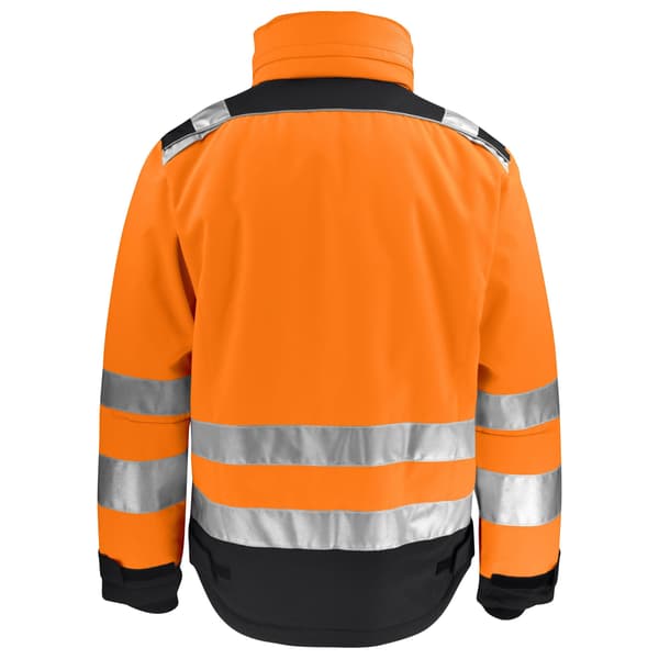 Jobman Herr Star Hi-Vis Vinterjacka M Orange/Svart Orange/Black M