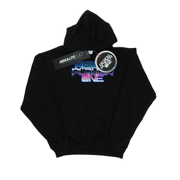 Ready Player One Herr Gradient Logo Hoodie 4XL Svart Black 4XL