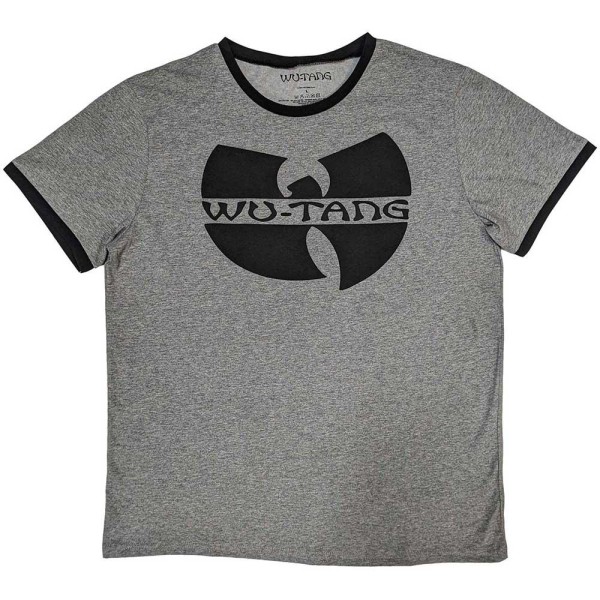 Wu-Tang Clan Unisex T-shirt med logotyp för vuxna XXL Grå/svart Grey/Black XXL