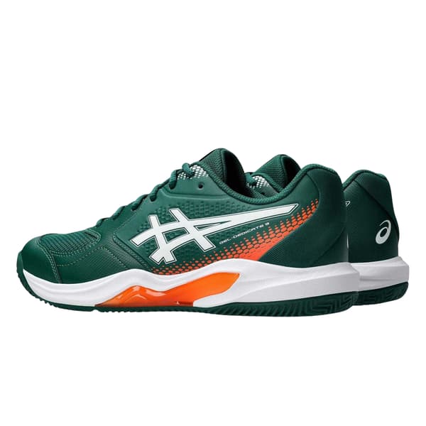 Asics Herr Dedicate 9 Lädersneakers 7 UK Grön Green 7 UK