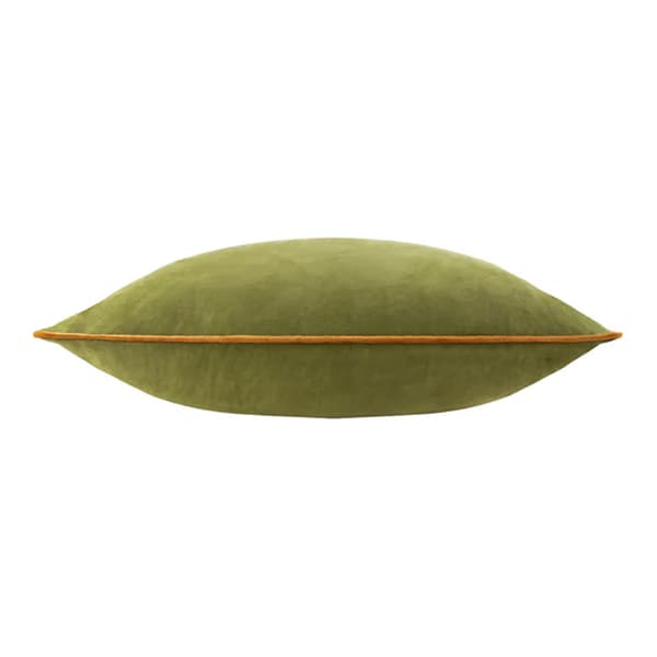 Furn Meridian Kuddfodral i Sammet 45cm x 45cm Oliv/Ingefära Olive/Ginger 45cm x 45cm