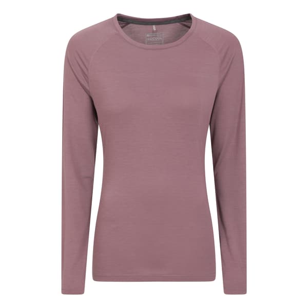 Mountain Warehouse Dam/Dam Quick Dry Långärmad Topp 12 Black 12 UK