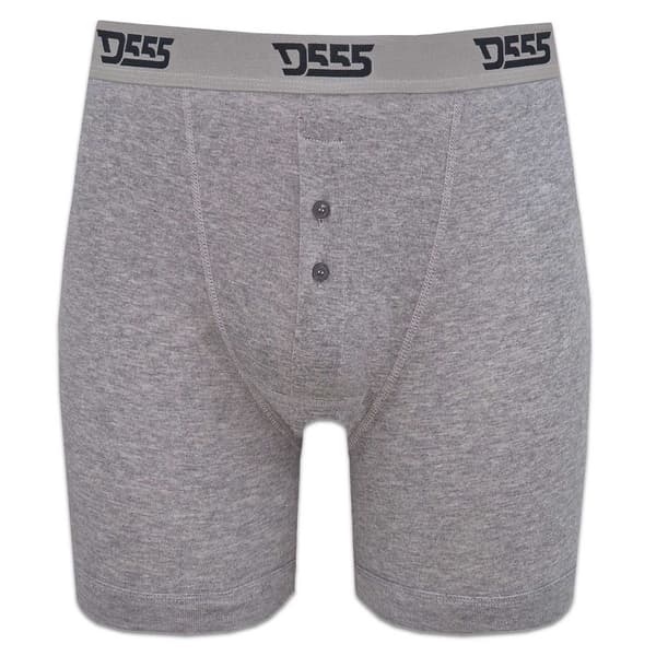 Duke Herr D555 London Driver Bomullsboxershorts (3-pack) Sm Black/White/Grey Small