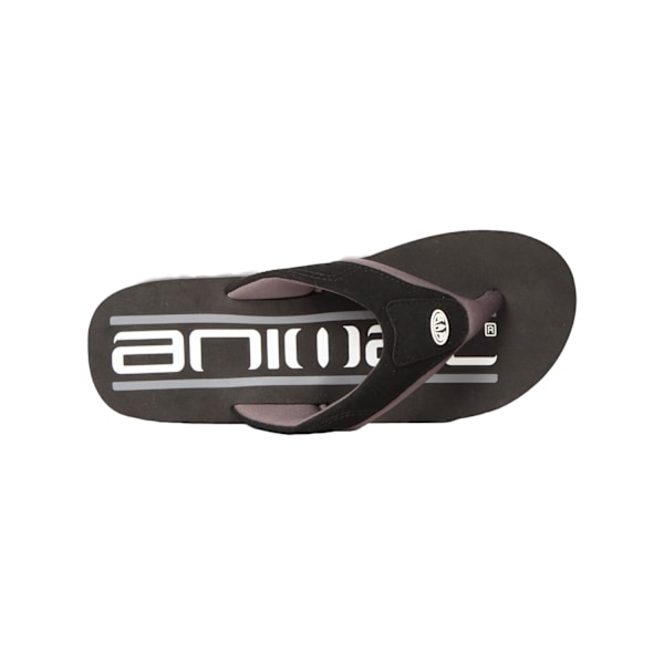 Animal Mens Jekyl Recycled Flip Flops 8 UK Silver Silver 8 UK