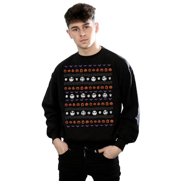 Disney Herr Nightmare Before Christmas Halloween Ikoner Sweatshirt Black S