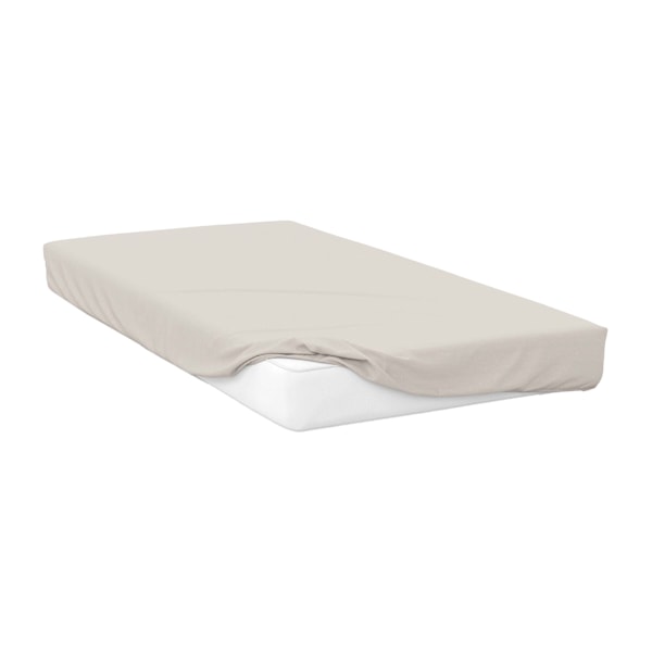 Belledorm Percale Extra Deep Fitted Sheet Double Ivory Ivory Double