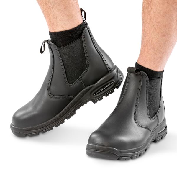 WORK-GUARD av Result Unisex Vuxen Kane Läder Säkerhet Dealer Bo Black 10 UK