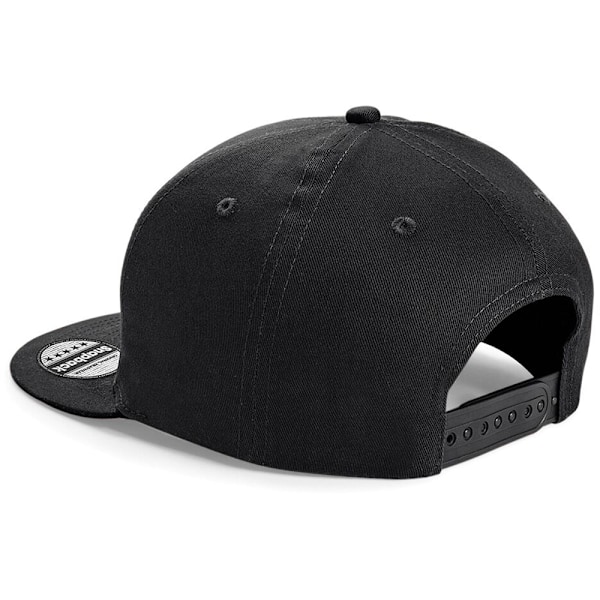 Beechfield Youth Unisex Retro Snapback Cap One Size Svart/ Svart Black/ Black One Size