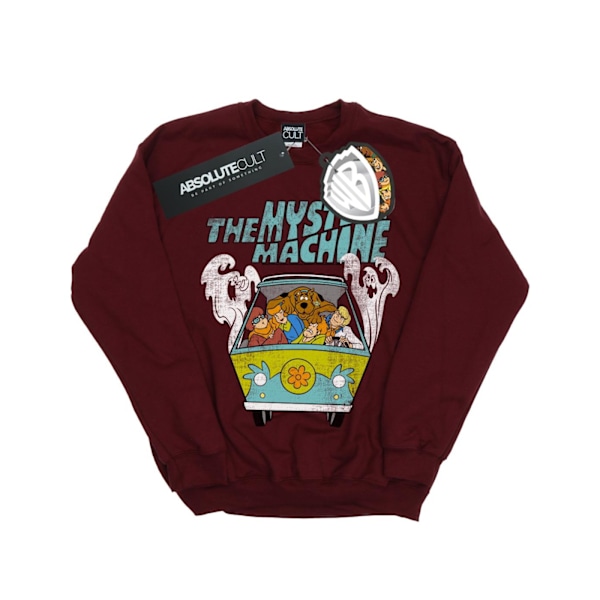 Scooby Doo Pojkar Mystery Machine Tröja 7-8 År Burgunder Burgundy 7-8 Years