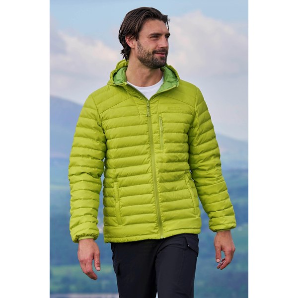 Mountain Warehouse Herr Henry II Extreme Dunfylld Vadderad Jacka Lime 3XL