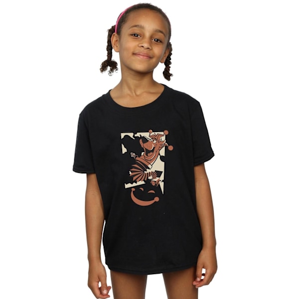 Scooby Doo T-shirt i bomull för flickor, 5-6 år, svart Black 5-6 Years