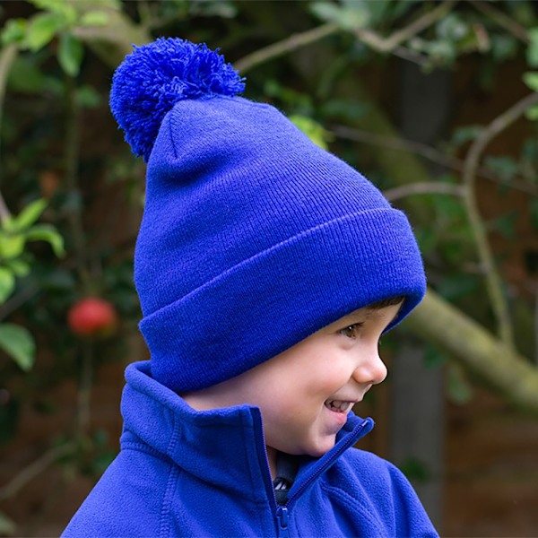 Result Dam/Dam vinter Essentials Pom Pom Beanie One Size Royal Blue One Size