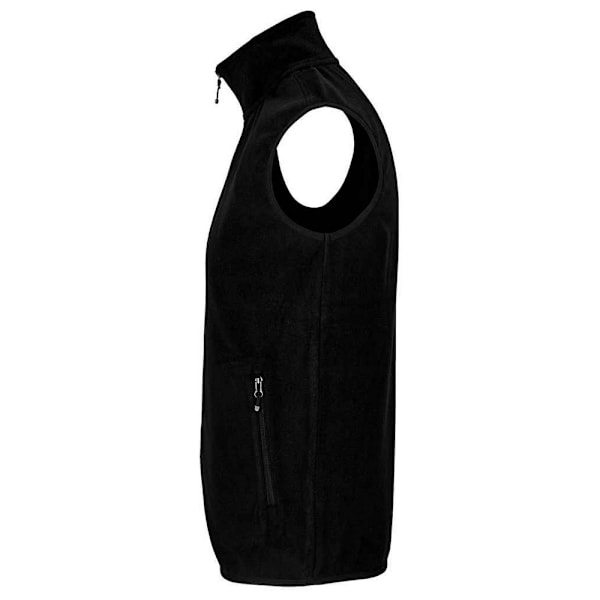 SOLS Unisex Vuxen Factor Microfleece Återvunnen Body Warmer XS Svart Black XS