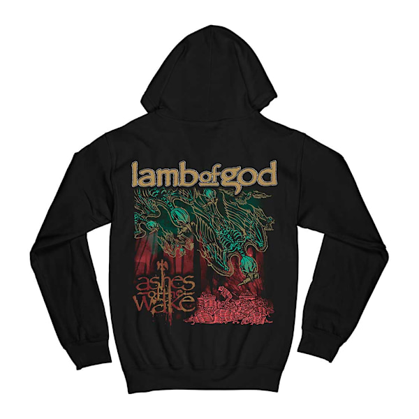 Lamb Of God Unisex Adult Ashes Of The Wake Album Cover Full Zip Black S