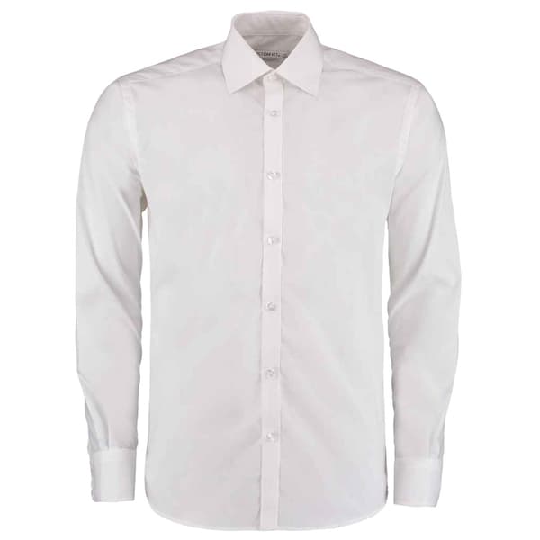 Kustom Kit Herrskjorta 14in Vit White 14in