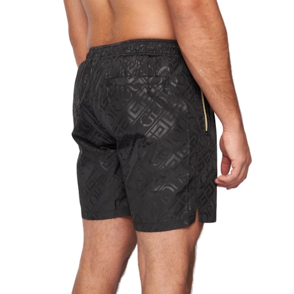 Glorious Gangsta Herr Bantu Baddräktsshorts XS Jet Black Jet Black XS