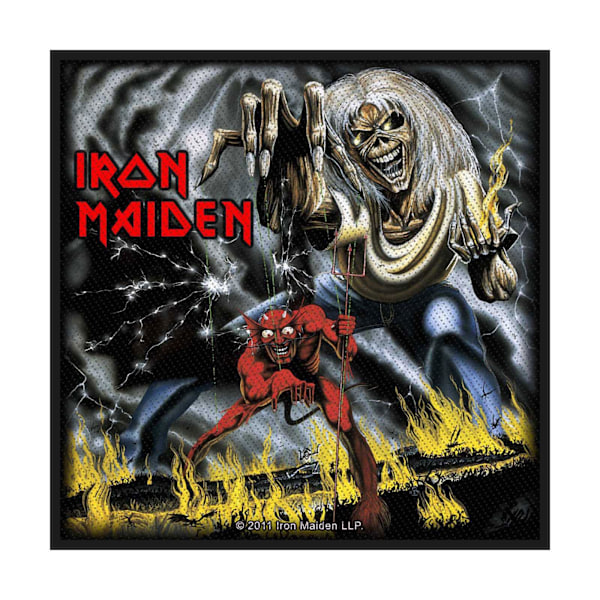 Iron Maiden Number Of The Beast Patch One Size Multicoloured Multicoloured One Size