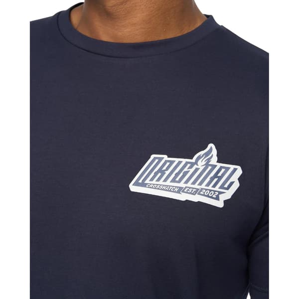 Crosshatch Jampstead T-shirt för män M Marinblå Navy M