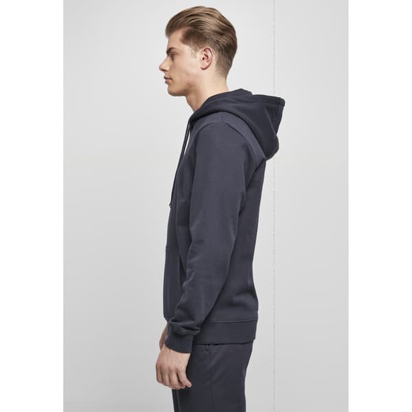 Build Your Brand Basic Hoodie för män 5XL Navy Navy 5XL